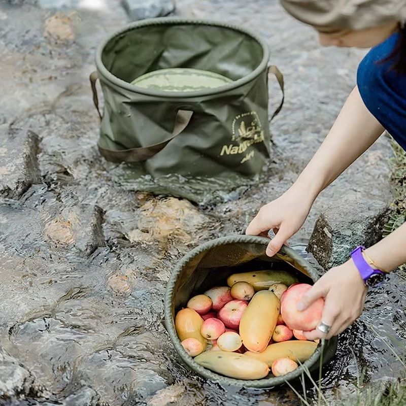 Wiadro składane Naturehike NH20SJ040 20 l army green 2