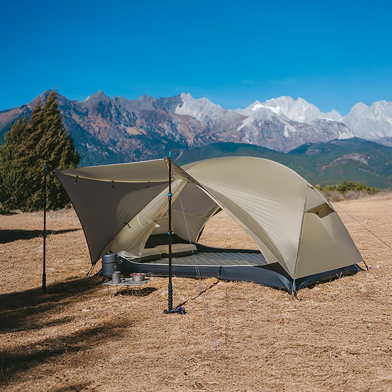 Namiot trekkingowy 1-osobowy Naturehike Mongar UL1 15D moon rock sand 10