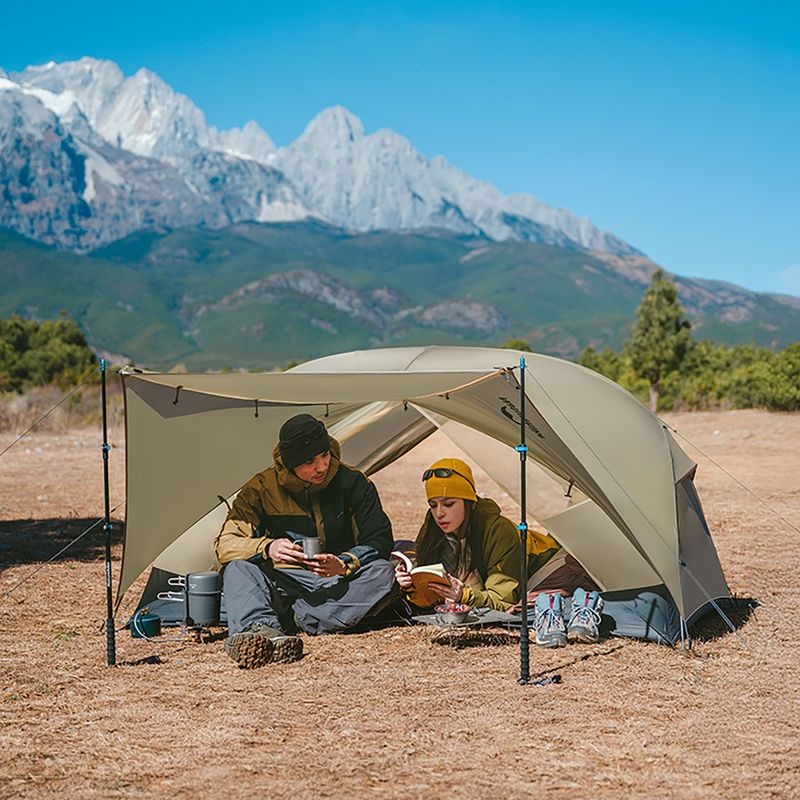 Namiot trekkingowy 1-osobowy Naturehike Mongar UL1 15D moon rock sand 11