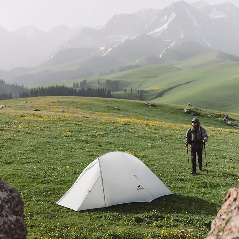 Namiot trekkingowy 2-osobowy Naturehike Mongar UL 2 15D moon rock gray 4