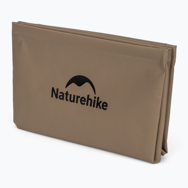 Zlew turystyczny Naturehike Składany Square Bucket 13 light brown 4