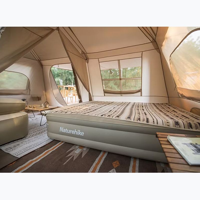 Namiot kempingowy 4-osobowy Naturehike Village 13 Ridge Ultimate Edition brown/ti black 7