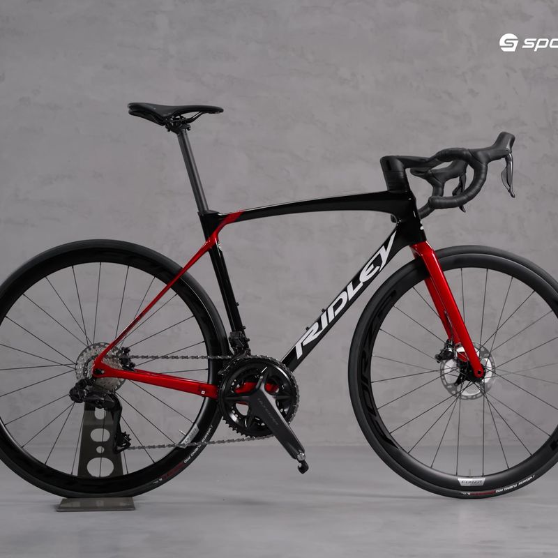 Rower szosowy Ridley Fenix SLiC Ultegra DI2 FSD30As black candu red/metallic white 15