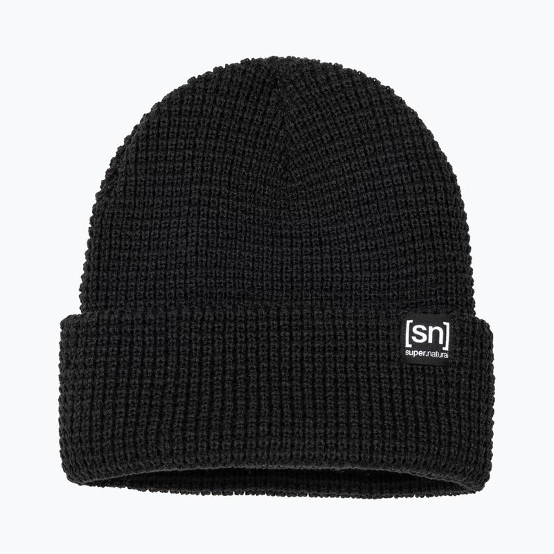 Czapka zimowa super.natural City Beanie jet black 2