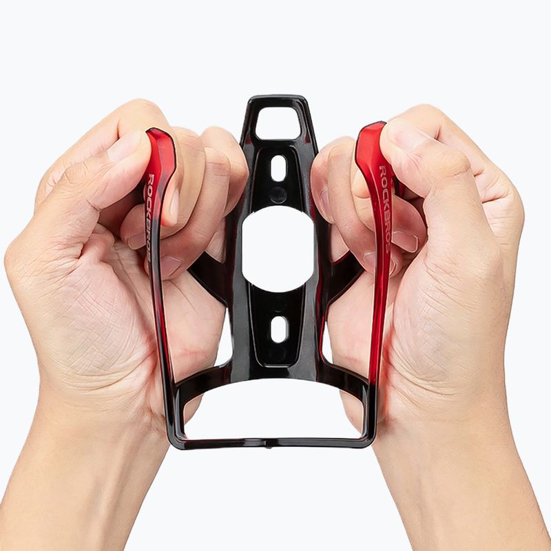 Koszyk na bidon Rockbros 31210007 Water Bottle Holder black/red 5