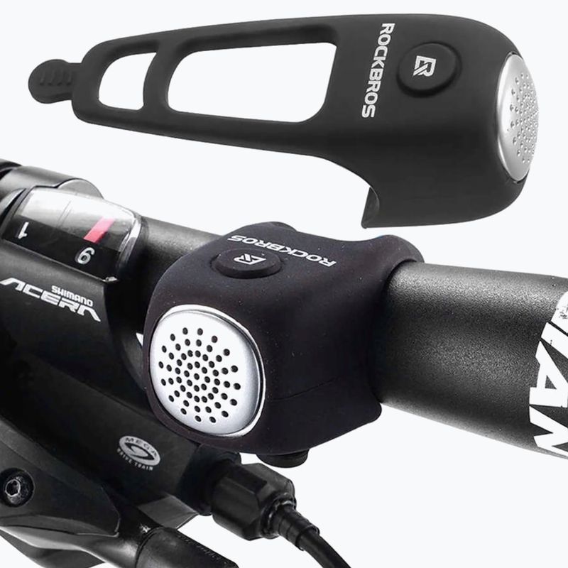 Dzwonek rowerowy Rockbros CB1709BK Electric Bell black 2