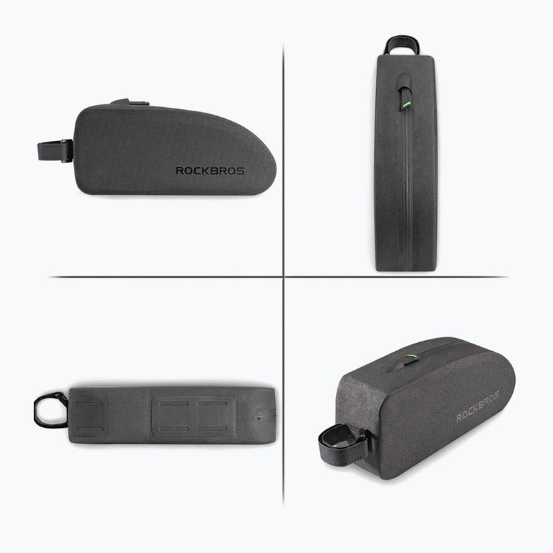 Torba rowerowa na ramę Rockbros AS-019 Bike Tube Bag S black 3