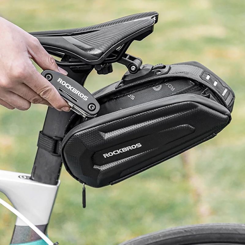 Torba rowerowa pod siodełko Rockbros B69 Bike Saddle Bag black 6