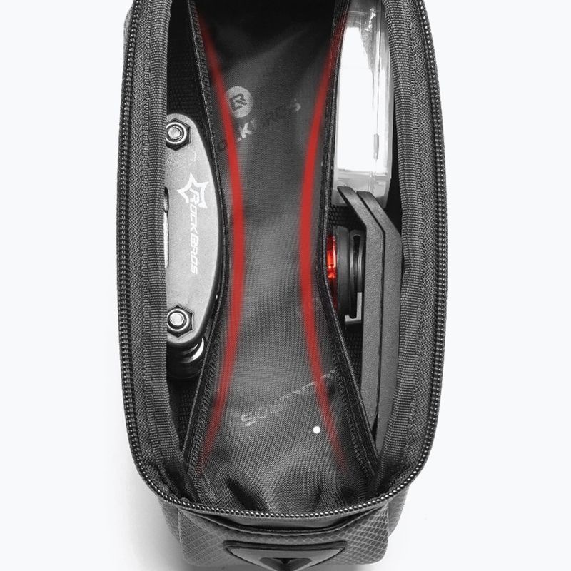 Torba rowerowa na ramę Rockbros B68 Bike Tube Bag 1.7L black 4