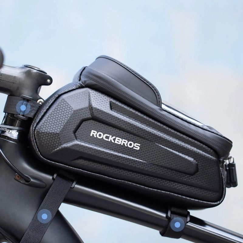 Torba rowerowa na ramę Rockbros B68 Bike Tube Bag 1.7L black 6