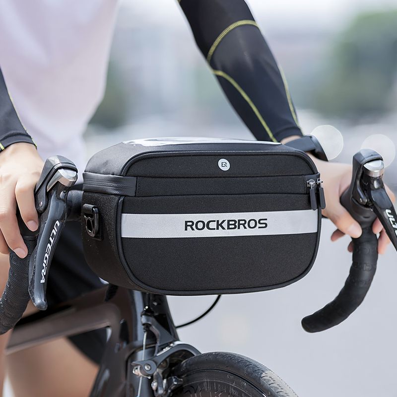 Torba rowerowa na kierownicę Rockbros B27 Bike Front Bag black 9