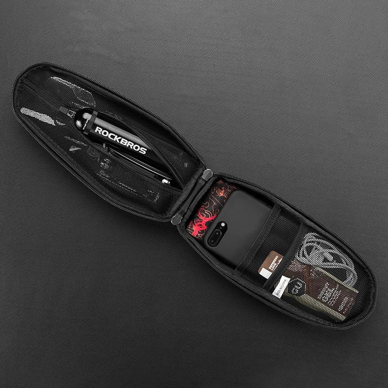 Torba rowerowa na ramę Rockbros B60 Bike Tube Bag M black 5