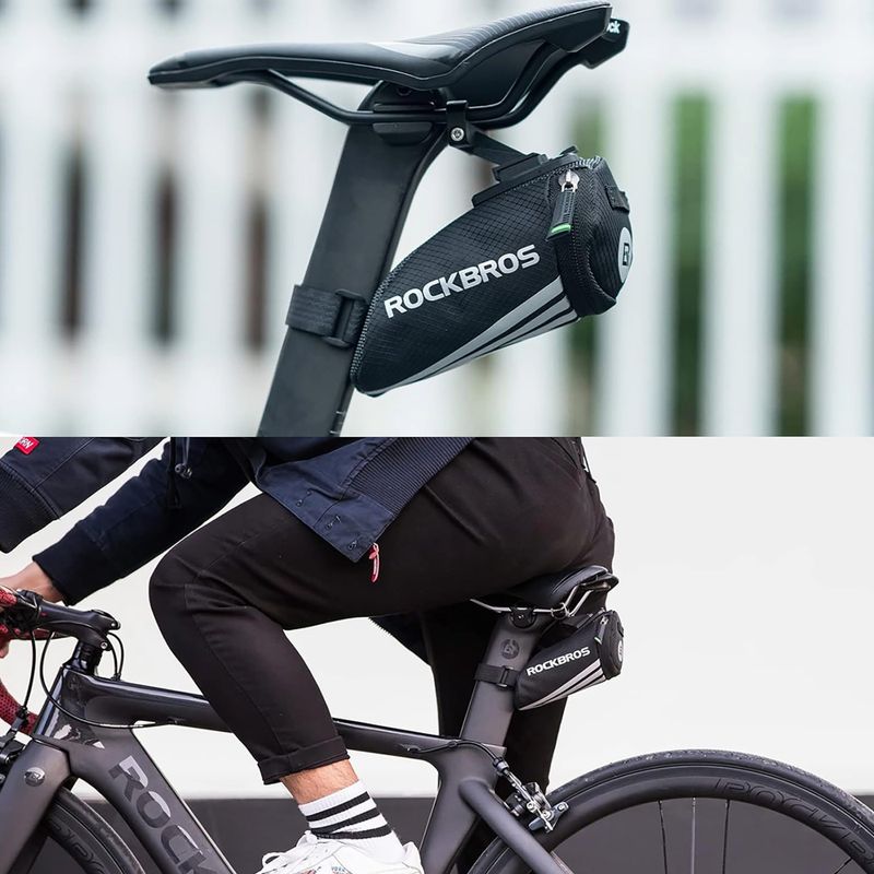 Torba rowerowa pod siodełko Rockbros C28BK Bike Saddle Bag black 6