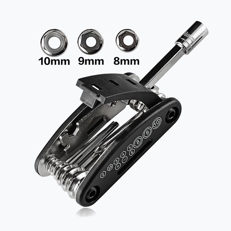 Klucz rowerowy Rockbros GJ1601 Repair Tool 16in1 black/silver 4