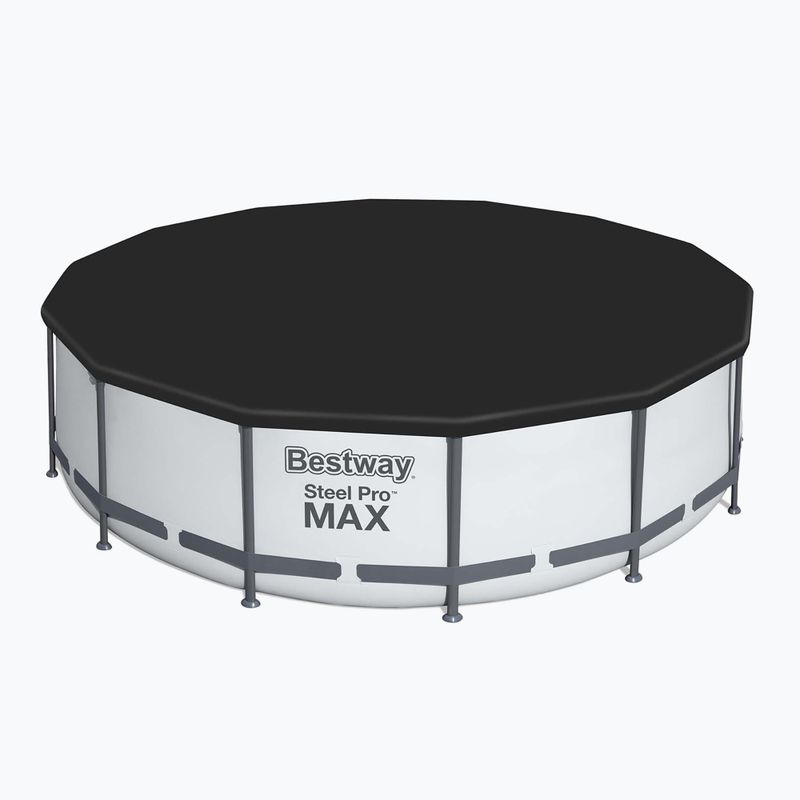 Basen stelażowy Bestway Steel Pro Max Pool Set 5612Z 488 x 122 cm szary 3