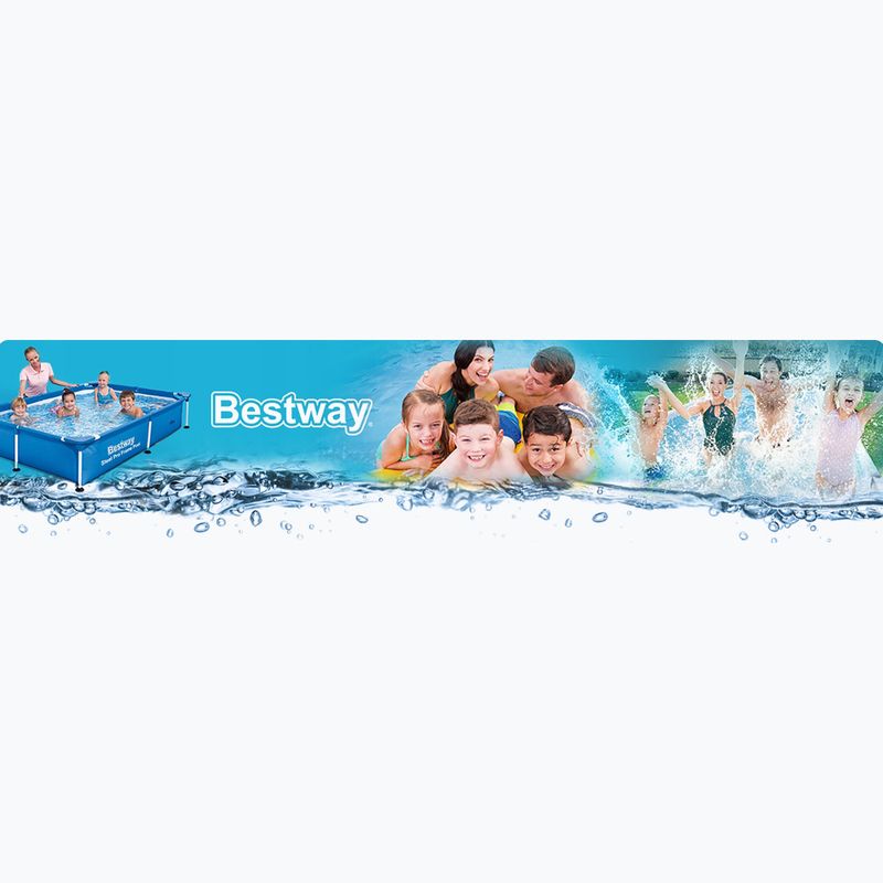 Basen stelażowy Bestway Steel Pro Pool 221 cm niebieski 7