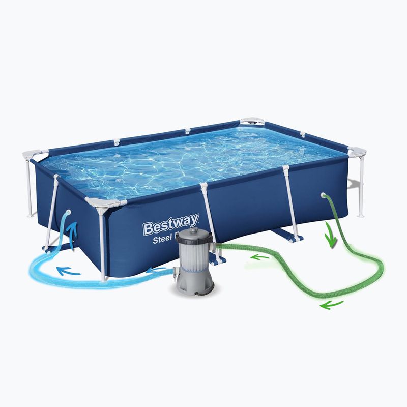 Basen stelażowy Bestway Steel Pro Pool 259 cm niebieski 4