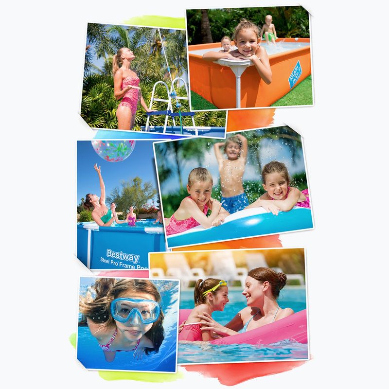 Basen stelażowy Bestway Steel Pro Pool 300 cm niebieski 8