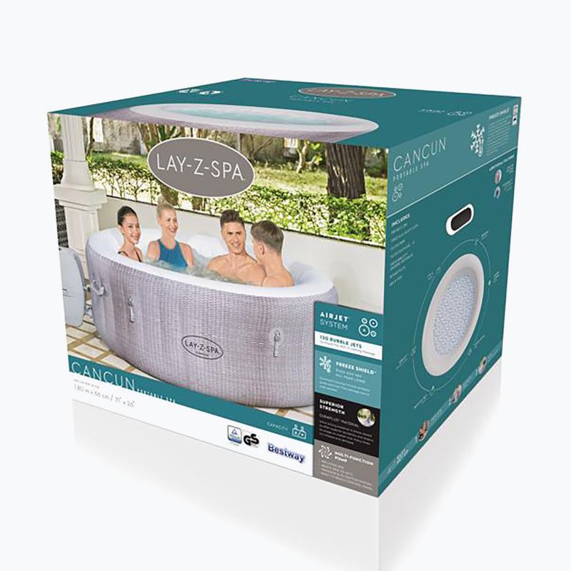 Basen jacuzzi dmuchany Bestway Lay-Z-Spa Cancun 2