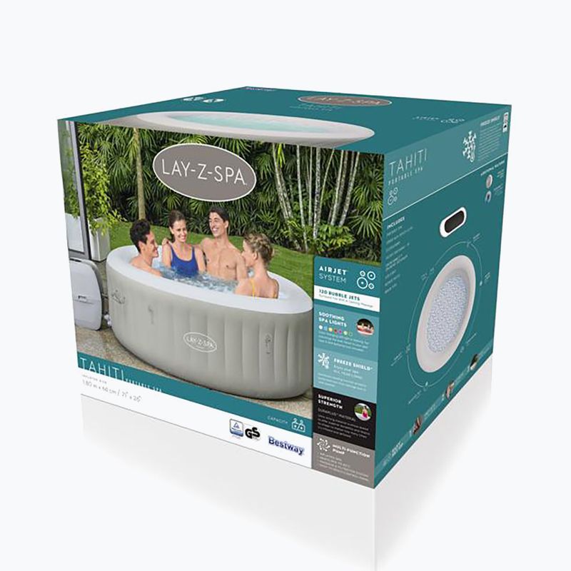 Basen dmuchamy z hydromasażem Bestway Lay-Z-Spa Tahiti 2