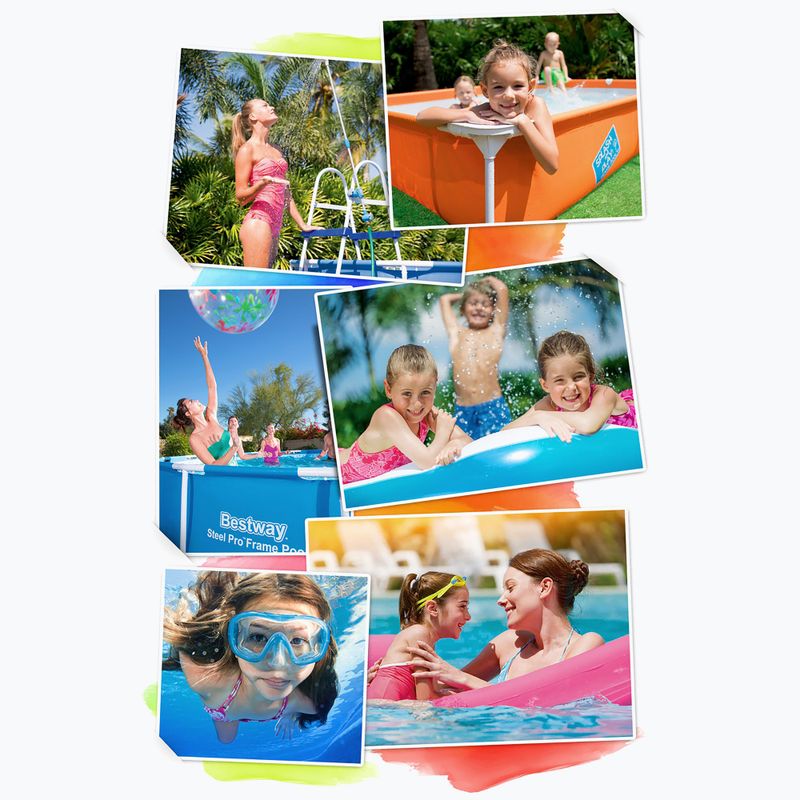 Basen stelażowy Bestway Steel Pro Max Pool Set 305 x 76 cm szary 10