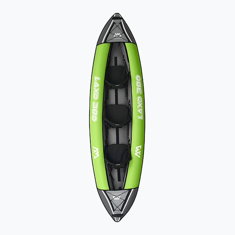 Kajak pompowany 3-osobowy Aqua Marina Laxo Recreational Kayak 12'6" green 2