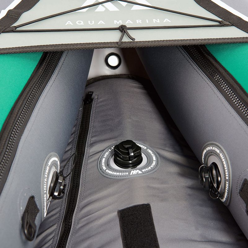 Kajak pompowany 3-osobowy Aqua Marina Laxo Recreational Kayak 12'6" 380 cm dark green 4
