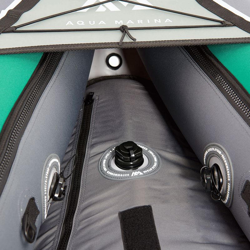 Kajak pompowany 3-osobowy Aqua Marina Laxo Recreational Kayak 12'6" dark green 4