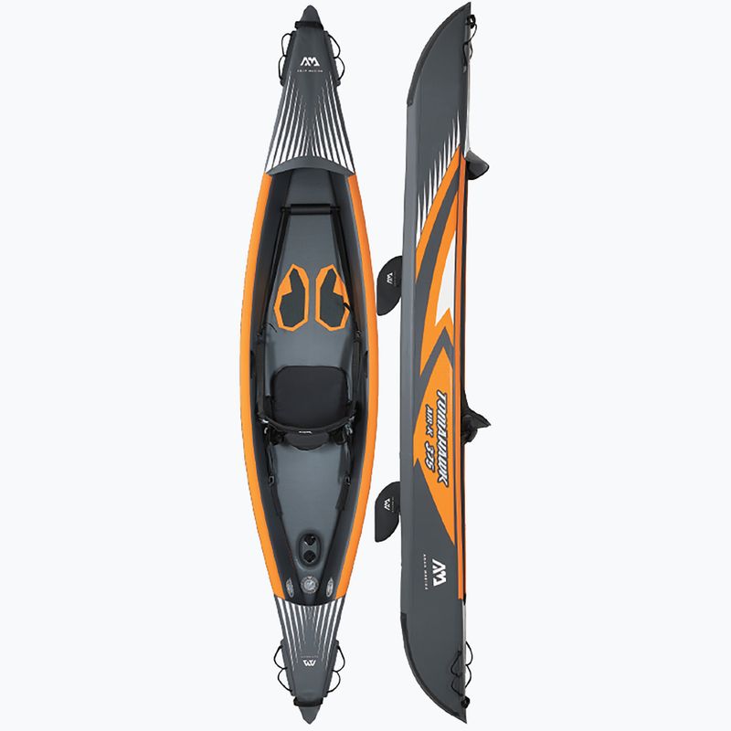 Kajak pompowany wysokociśnieniowy 1-osobowy Aqua Marina Tomahawk AIR-K 375 12'4" 2