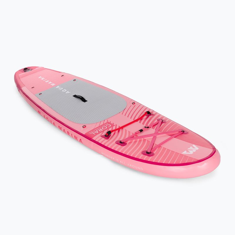 Zestaw deska SUP pompowana Aqua Marina Coral 10'2" raspberry 5