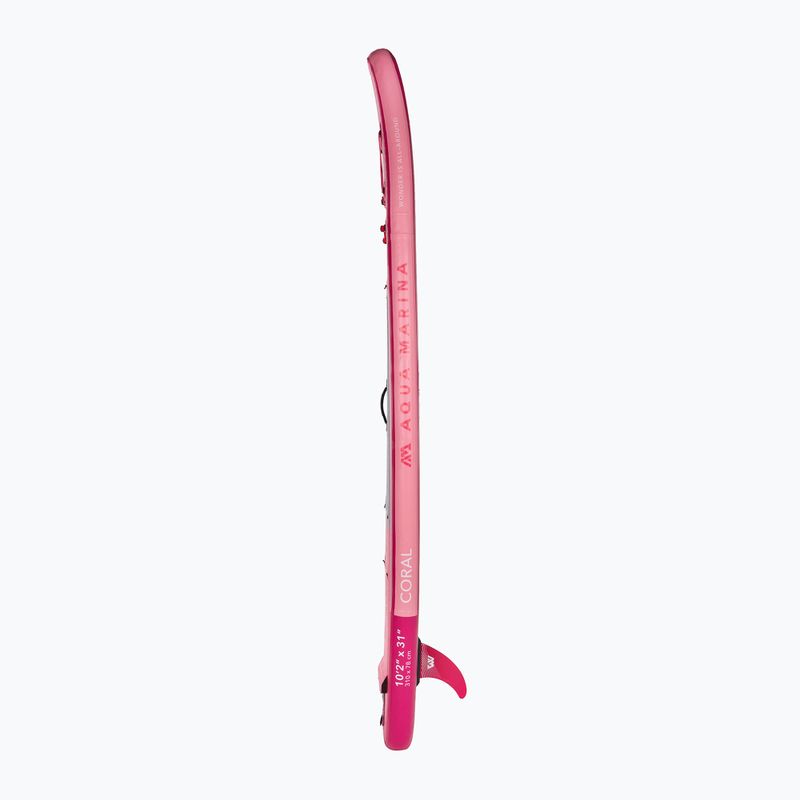Zestaw deska SUP pompowana Aqua Marina Coral 10'2" raspberry 4