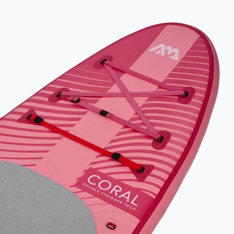 Deska SUP Aqua Marina Coral 10'2" raspberry 7