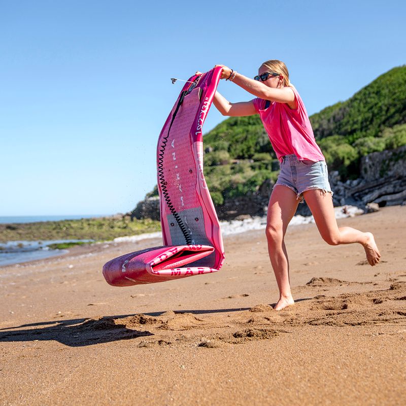 Zestaw deska SUP pompowana Aqua Marina Coral 10'2" raspberry 12