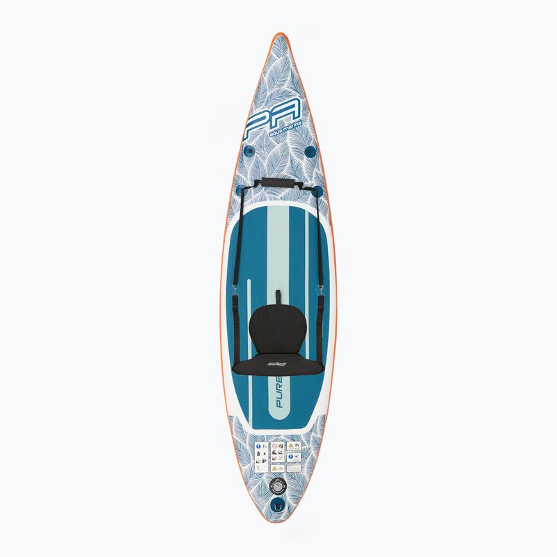 Zestaw deska SUP pompowana Aqua Marina Pure Air All-Round Sup-Kayak Hybrid 11'0" blue 2