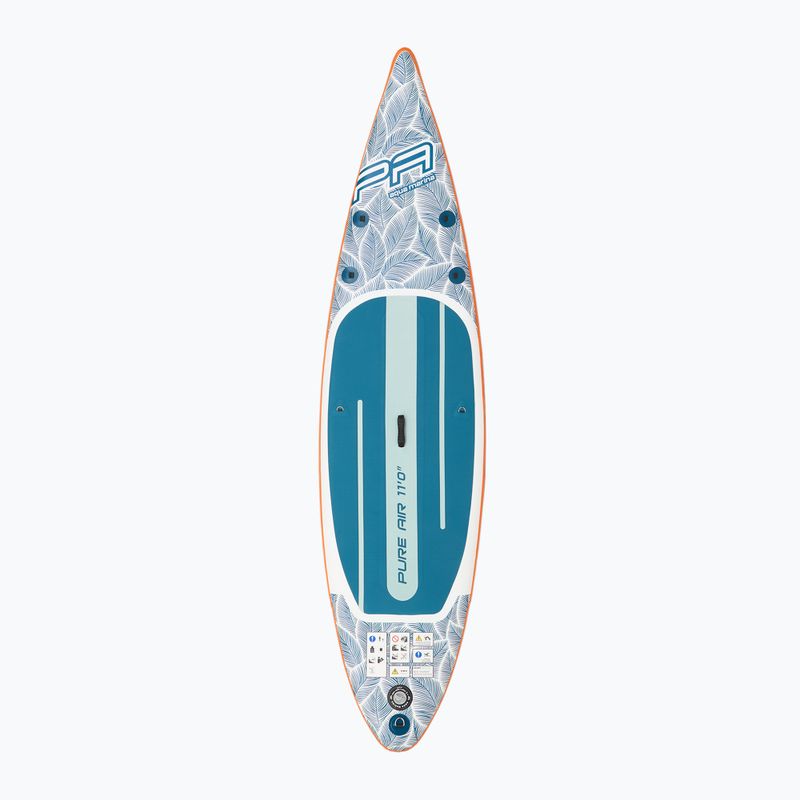 Zestaw deska SUP pompowana Aqua Marina Pure Air All-Round Sup-Kayak Hybrid 11'0" blue 3