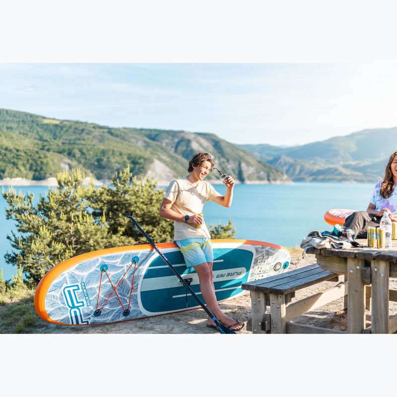 Zestaw deska SUP pompowana Aqua Marina Pure Air All-Round iSUP Tropic 10'2" blue 17