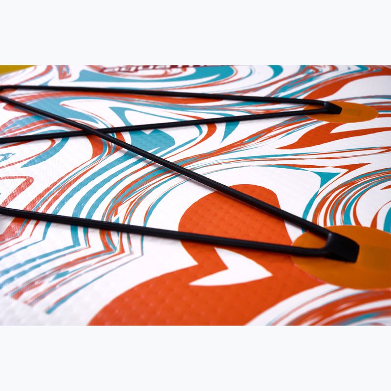 Zestaw deska SUP pompowana Aqua Marina Pure Air All-Round iSUP Coast 10'2" orange 6