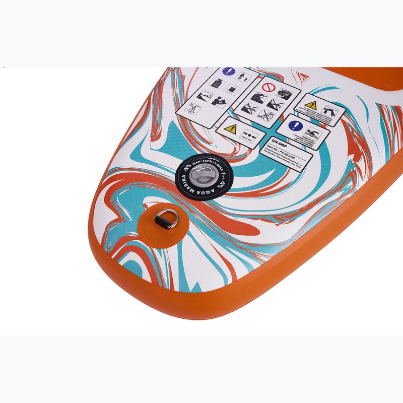 Zestaw deska SUP pompowana Aqua Marina Pure Air All-Round iSUP Coast 10'2" orange 7