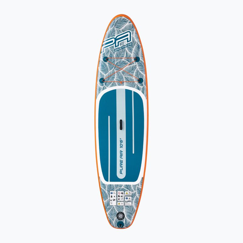 Zestaw deska SUP pompowana Aqua Marina Pure Air All-Round iSUP Tropic with 10'6" blue 2