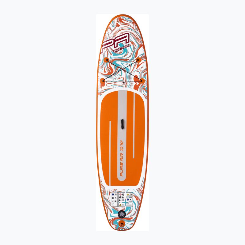 Zestaw deska SUP pompowana Aqua Marina Pure Air All-Round iSUP Coast 10'10" orange 2