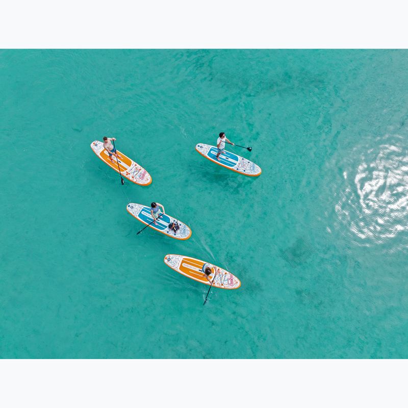 Zestaw deska SUP pompowana Aqua Marina Pure Air All-Round iSUP Tropic 12'0" blue 17