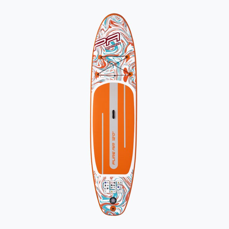Zestaw deska SUP pompowana Aqua Marina Pure Air All-Round iSUP Coast 12'0" orange 2