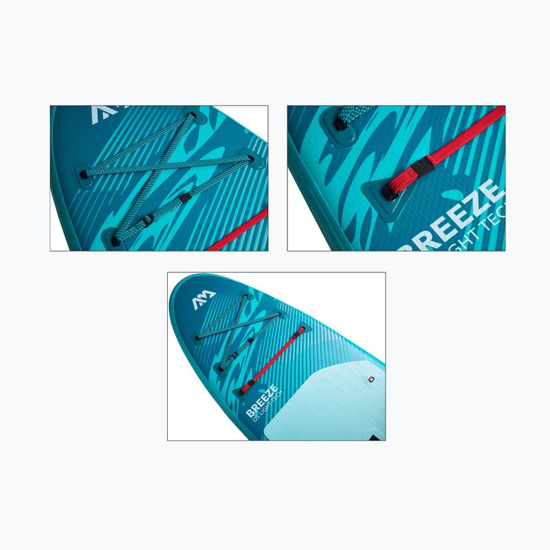 Zestaw deska SUP pompowana Aqua Marina Breeze All-around iSUP 9'10" silver tree 7
