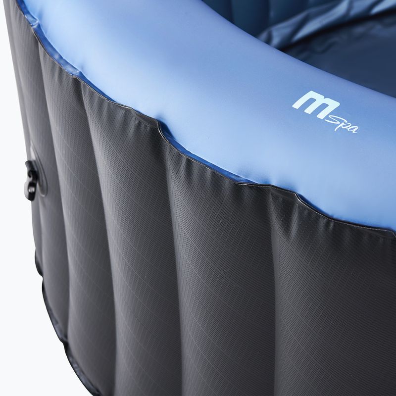 Basen z hydromasażem 6-osobowy MSpa Comfort Bergen szary antracytowy 4