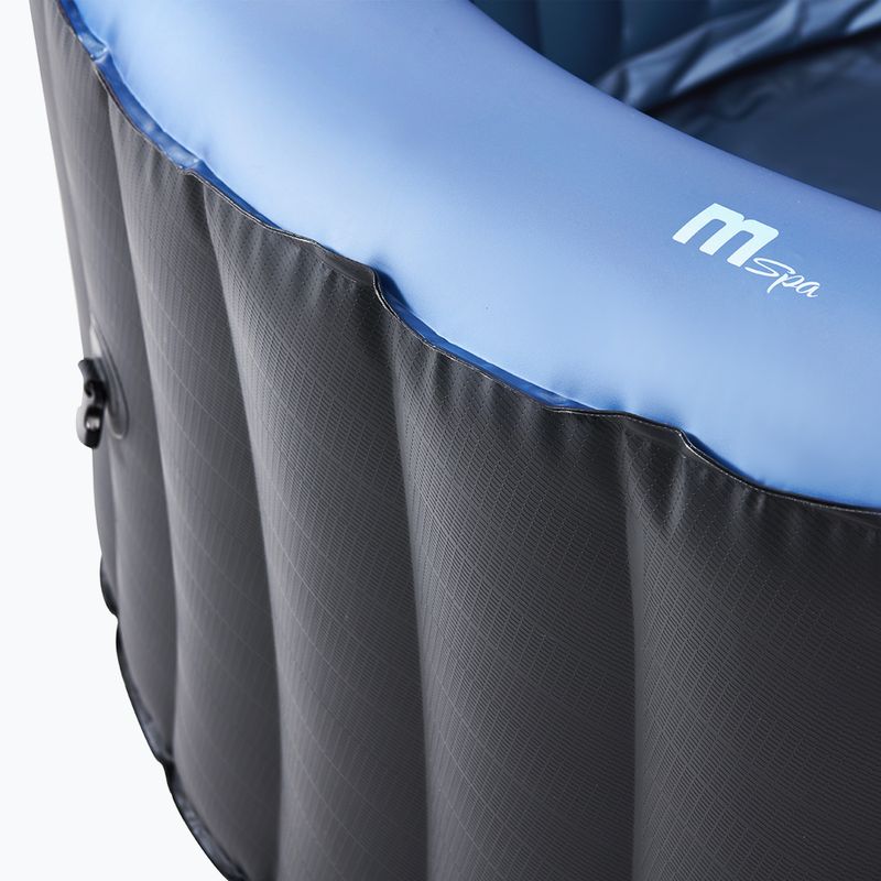 Basen z hydromasażem 8-osobowy MSpa Comfort Bergen szary antracytowy 4