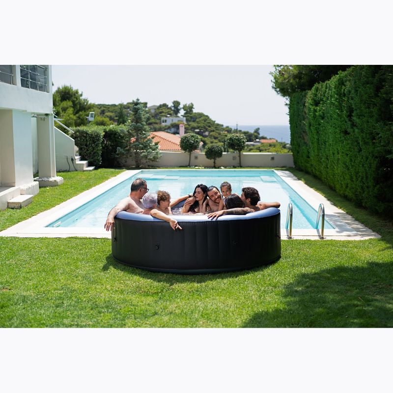 Jacuzzi 8-osobowe MSpa Comfort Bergen szary antracytowy 14