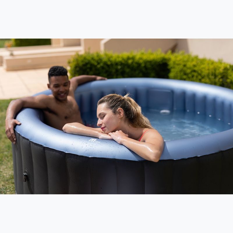 Jacuzzi 8-osobowe MSpa Comfort Bergen szary antracytowy 17