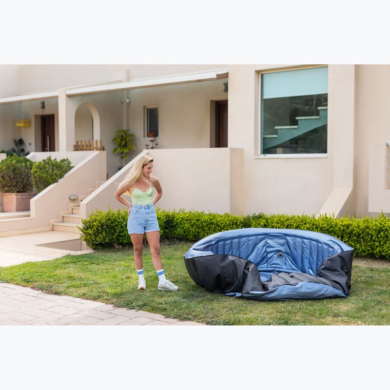 Basen z hydromasażem 8-osobowy MSpa Comfort Bergen szary antracytowy 20