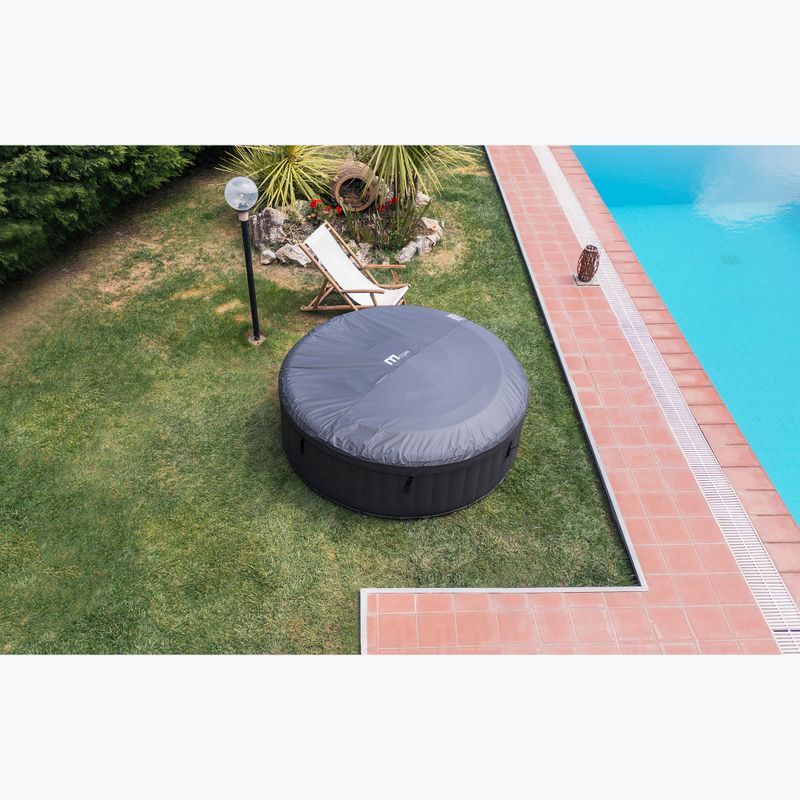 Jacuzzi 8-osobowe MSpa Comfort Bergen szary antracytowy 21