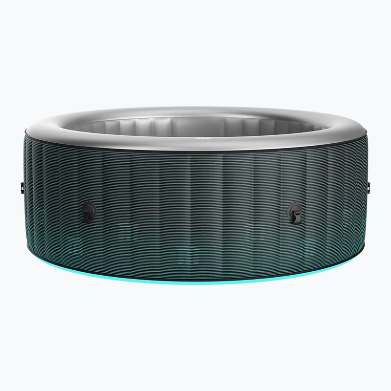 Basen z hydromasażem 6-osobowy MSpa Comfort Starry szary antracytowy 4